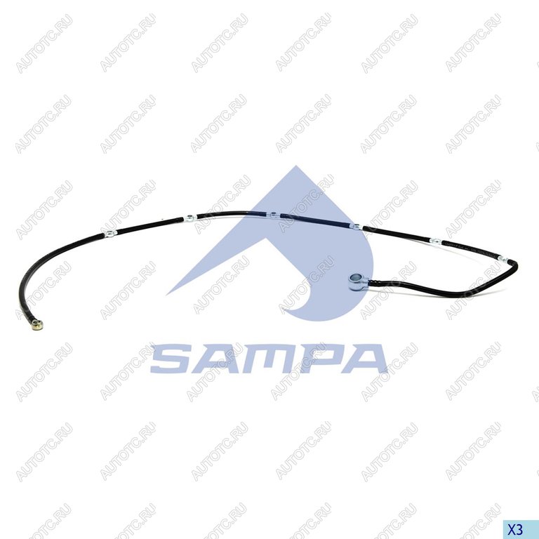 2 049 р. Трубка топливная MERCEDES SAMPA SAMPA 206.014  с доставкой в г. Майкоп