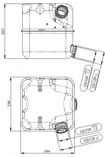 21 399 р. Глушитель SCANIA 4 (ЕВРО 1) E-line DINEX DINEX 68335  с доставкой в г. Майкоп. Увеличить фотографию 4