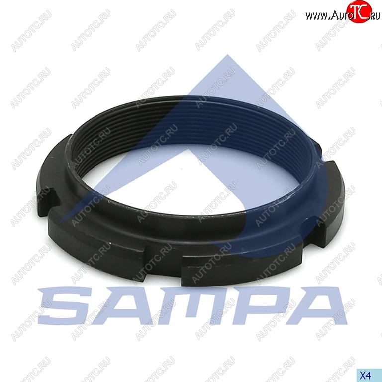 699 р. Гайка MERCEDES ступицы (М75x1.5мм) SAMPA SAMPA 204.294  с доставкой в г. Майкоп