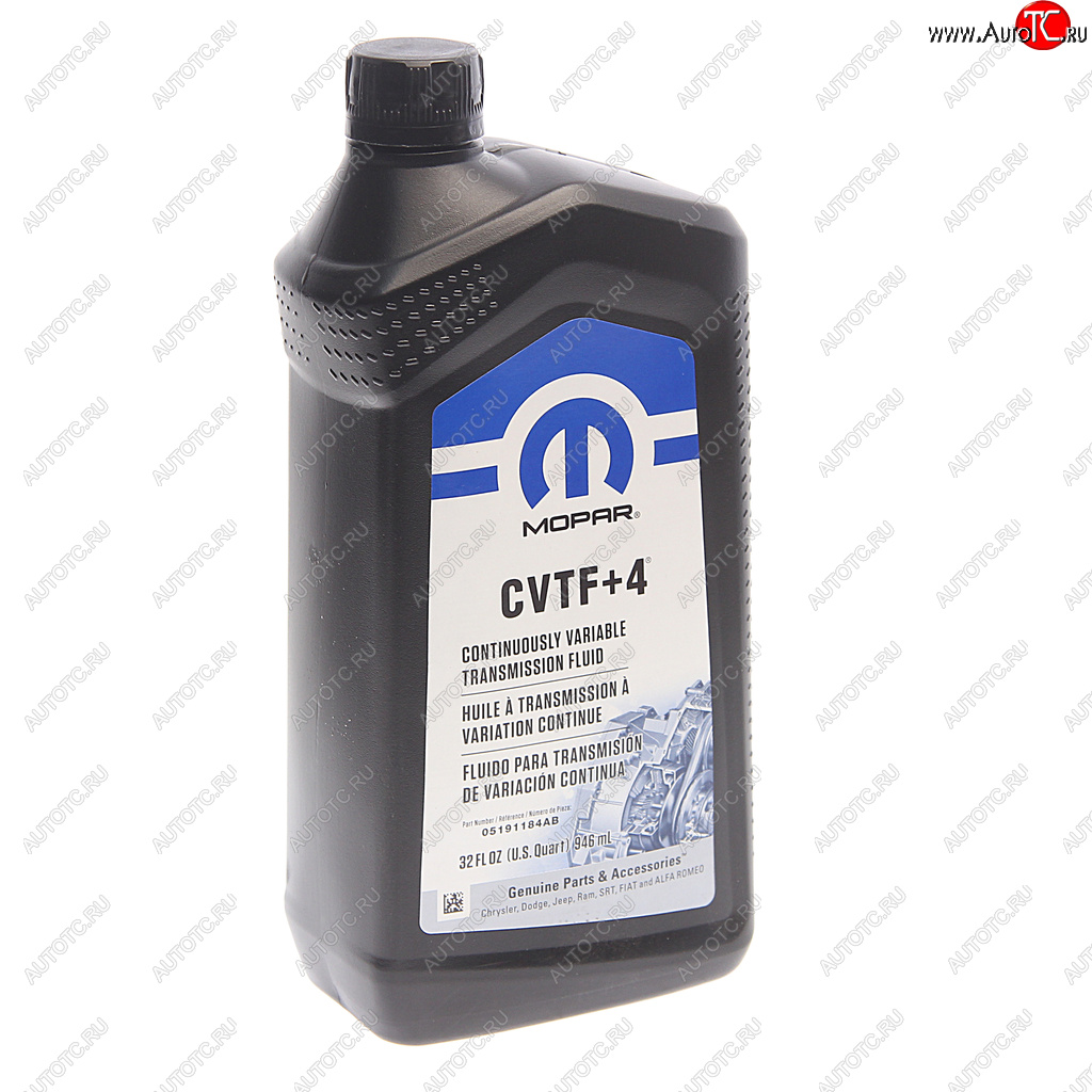 1 489 р. Масло трансмиссионное MOPAR ATF CVTF+4 0.946л OE CHRYSLER 05191184ab  с доставкой в г. Майкоп