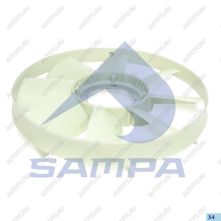 4 899 р. Крыльчатка MERCEDES Actros вентилятора SAMPA SAMPA 200.179-01  с доставкой в г. Майкоп