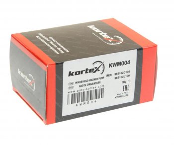 1 229 р. Насос омывателя HYUNDAI Tucson (04-) KORTEX KORTEX kwm004  с доставкой в г. Майкоп. Увеличить фотографию 3