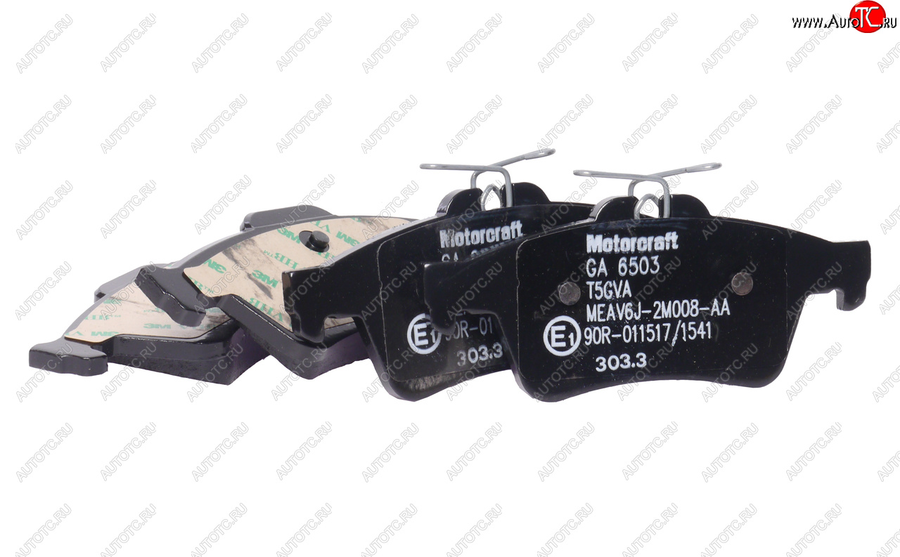 4 999 р. Колодки тормозные FORD Focus 2 MAZDA 3 VOLVO задние (эконом) (4шт.) OE FORD 1809259  с доставкой в г. Майкоп