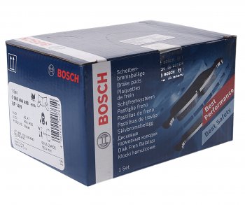 2 859 р. Колодки тормозные задние (4шт.) BOSCH Audi A6 C7 дорестайлинг, седан (2010-2014)  с доставкой в г. Майкоп. Увеличить фотографию 2