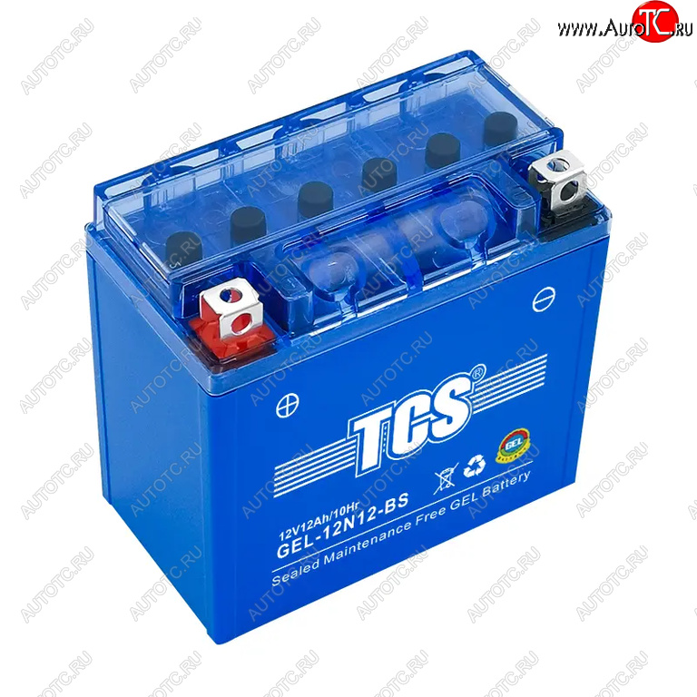 3 299 р. Аккумулятор TCS GEL 12Ач TCS 6ст12 12n12-bs  с доставкой в г. Майкоп