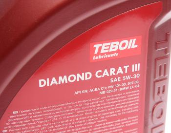 3 899 р. Масло моторное DIAMOND CARAT III 5W30 синт.4л TEBOIL TEBOIL 3453947  с доставкой в г. Майкоп. Увеличить фотографию 2