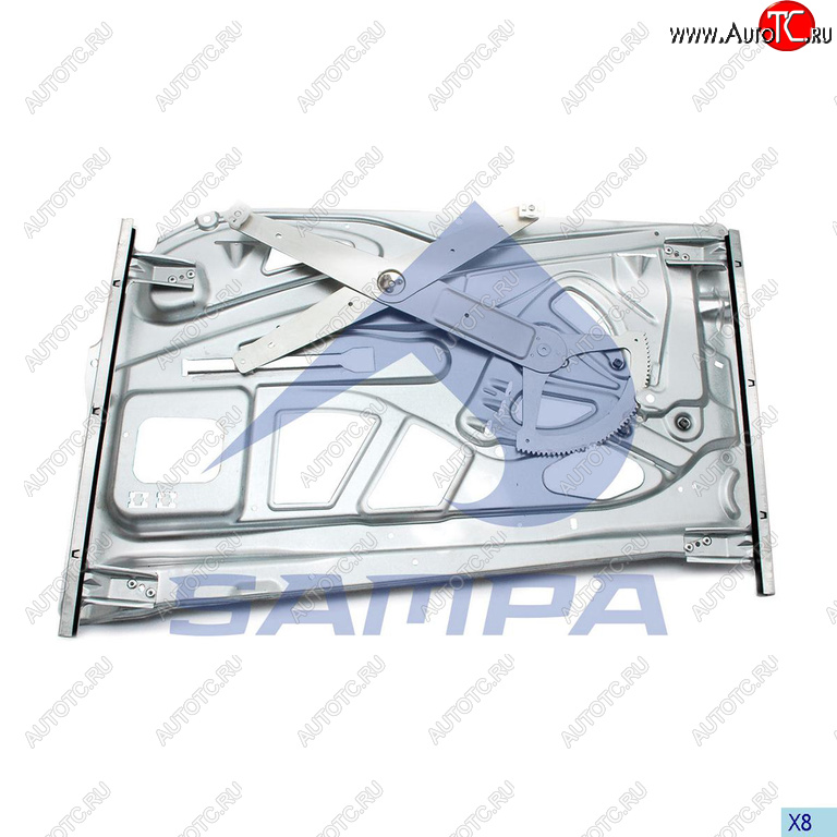 10 699 р. Стеклоподъемник MERCEDES Actros MP2,MP3 двери левой (без мотора) SAMPA SAMPA 204.190  с доставкой в г. Майкоп