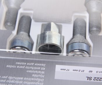 6 649 р. Болт колеса М14х1.5х27.3 секретки конус комплект 4шт. головка под ключ 17мм MCGARD MCGARD 27222 sl  с доставкой в г. Майкоп. Увеличить фотографию 2