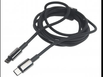 549 р. Кабель iPhone (5-)-USB Type C 2м черный BASEUS BASEUS catlwj-a01 BASEUS catlwj-a01  с доставкой в г. Майкоп. Увеличить фотографию 1