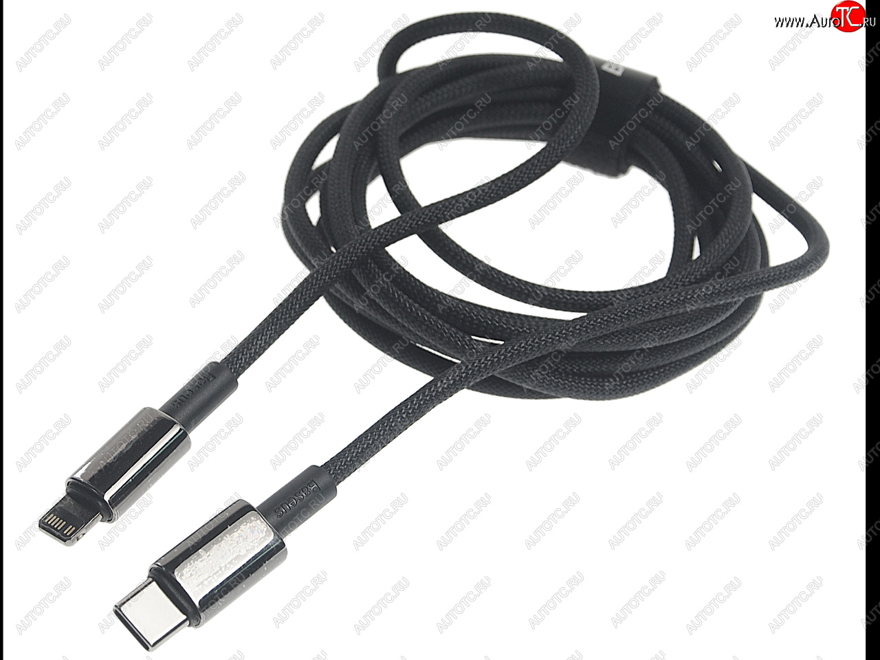 549 р. Кабель iPhone (5-)-USB Type C 2м черный BASEUS BASEUS catlwj-a01 BASEUS catlwj-a01  с доставкой в г. Майкоп
