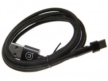 449 р. Кабель USB Type C 1м черный USAMS USAMS us-sj477 u60  с доставкой в г. Майкоп. Увеличить фотографию 2
