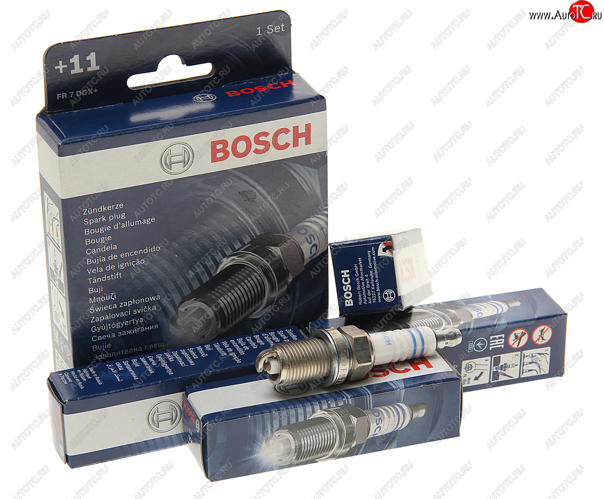 999 р. Свеча зажигания ВАЗ-2112 BOSCH FR7DCX+ комплект BOSCH 0242235913  с доставкой в г. Майкоп