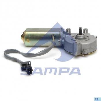 2 799 р. Мотор-редуктор стеклоочистителя RENAULT правый SAMPA SAMPA 078.296  с доставкой в г. Майкоп. Увеличить фотографию 1