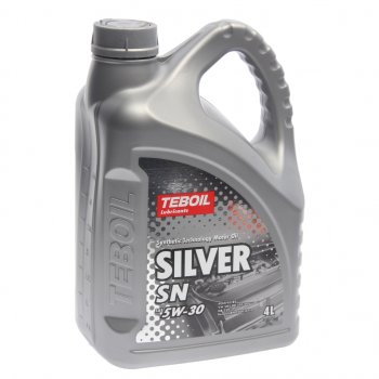 2 049 р. Масло моторное SILVER SN 5W30 синт.4л TEBOIL TEBOIL 3453917  с доставкой в г. Майкоп. Увеличить фотографию 1