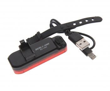 419 р. Фонарь велосипедный задний USB с аккумулятором NO NAME bz-1545  с доставкой в г. Майкоп. Увеличить фотографию 2
