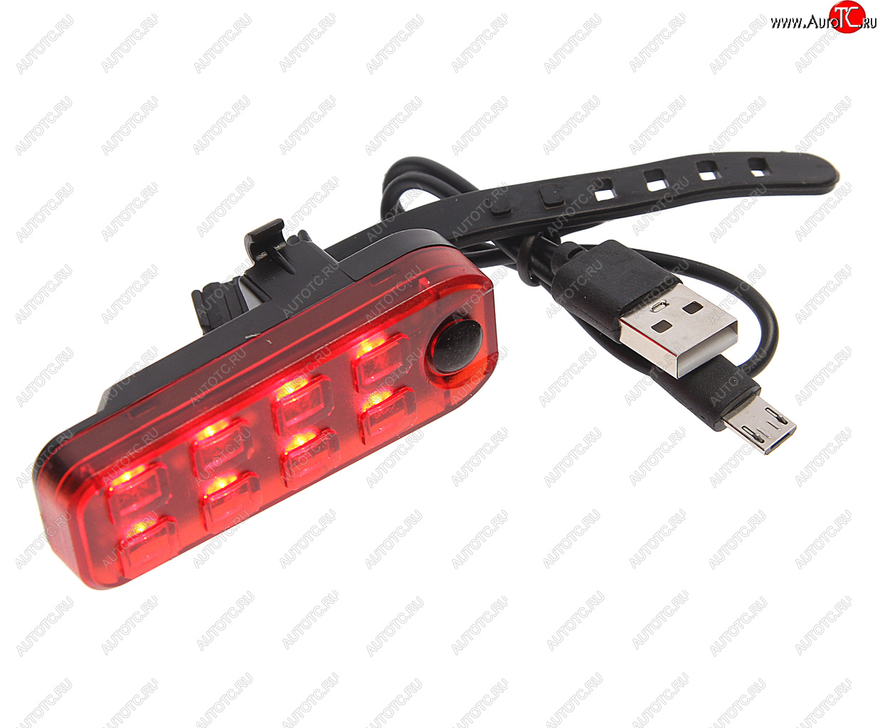 419 р. Фонарь велосипедный задний USB с аккумулятором NO NAME bz-1545  с доставкой в г. Майкоп
