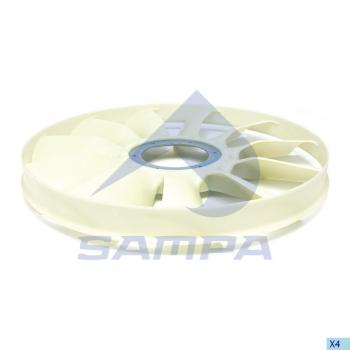 6 749 р. Крыльчатка MAN вентилятора SAMPA SAMPA 025.123  с доставкой в г. Майкоп. Увеличить фотографию 1