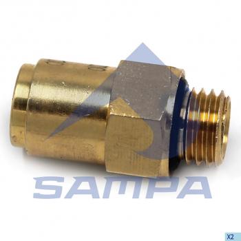 369 р. Фитинг SCANIA P,G,R,T series системы охлаждения (для прокачки) SAMPA SAMPA 044.217  с доставкой в г. Майкоп. Увеличить фотографию 1