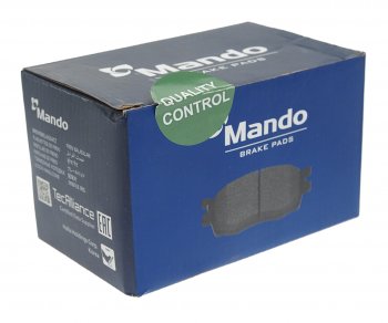 2 679 р. Колодки тормозные FIAT Ducato (07-) задние (4шт.) MANDO MANDO mbf015038 MANDO mbf015038  с доставкой в г. Майкоп. Увеличить фотографию 2