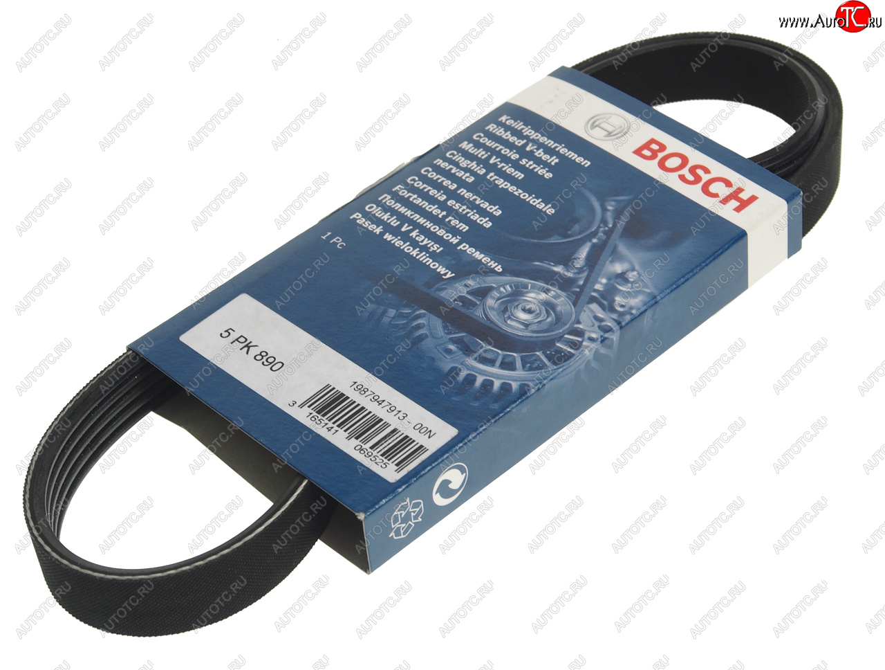 649 р. Ремень приводной поликлиновой 5PK890 BOSCH BOSCH 1987947913 BOSCH 1987947913  с доставкой в г. Майкоп