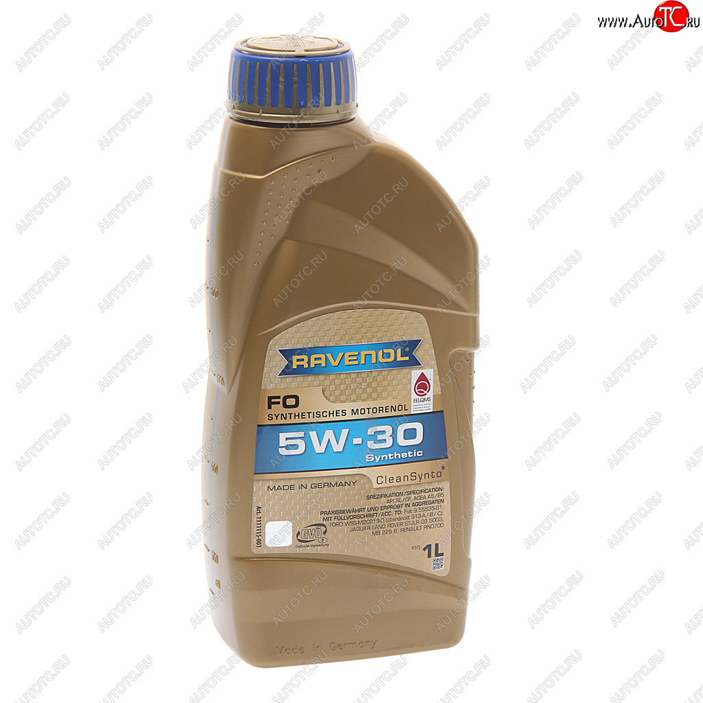 1 359 р. Масло моторное FO 5W30 синт.1л RAVENOL RAVENOL 1111115-001  с доставкой в г. Майкоп