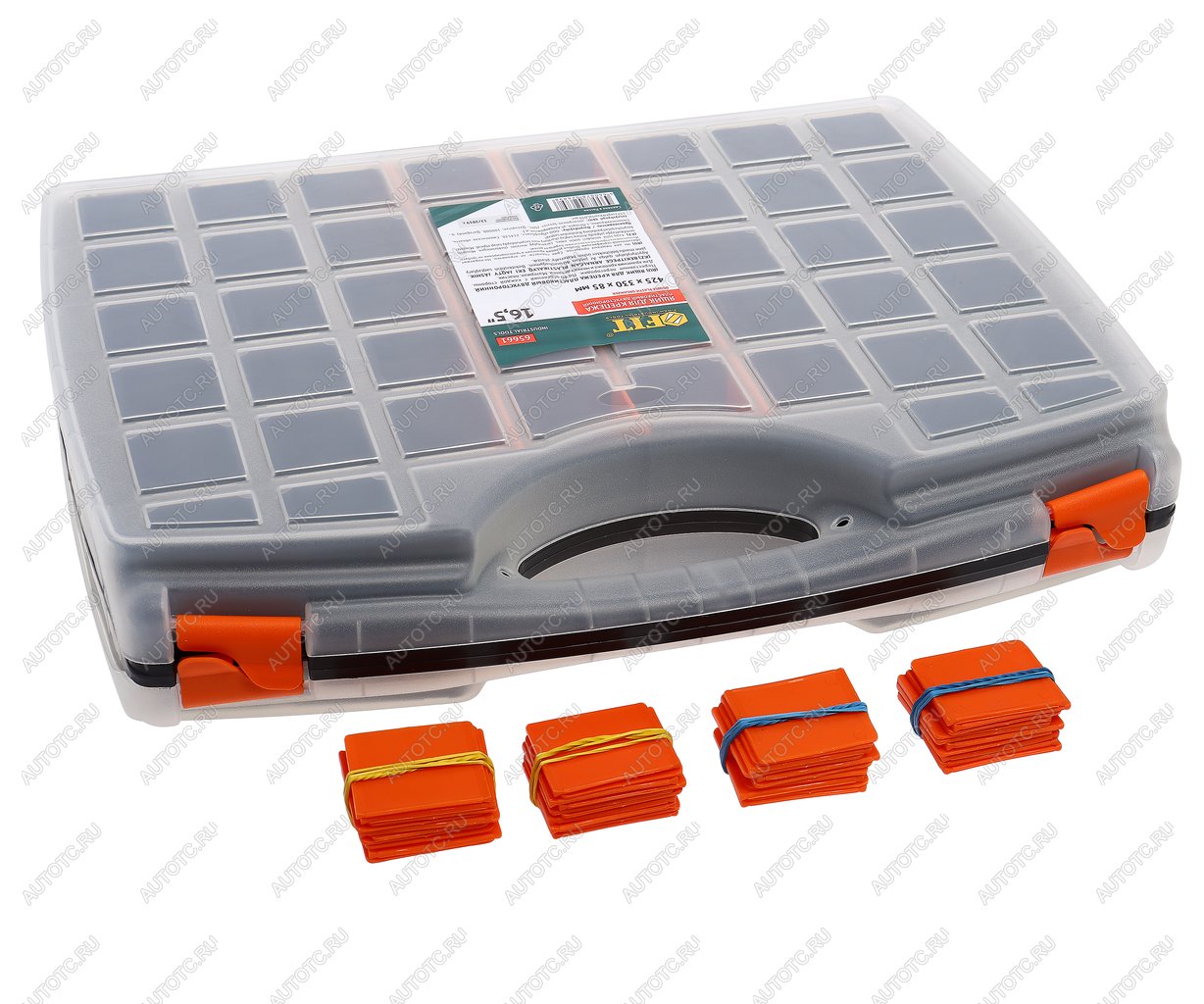 1 239 р. Ящик-органайзер 425х330х85мм двусторонний FIT FIT 65661  с доставкой в г. Майкоп