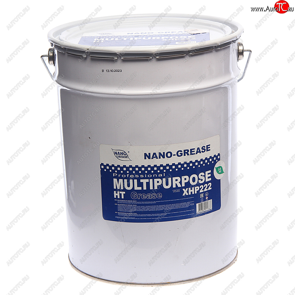 14 699 р. Смазка литиевая высокотемпературная BLUE MULTIPURPOSE HT Grease 18кг (синяя) NANO NANO 4979ф  с доставкой в г. Майкоп
