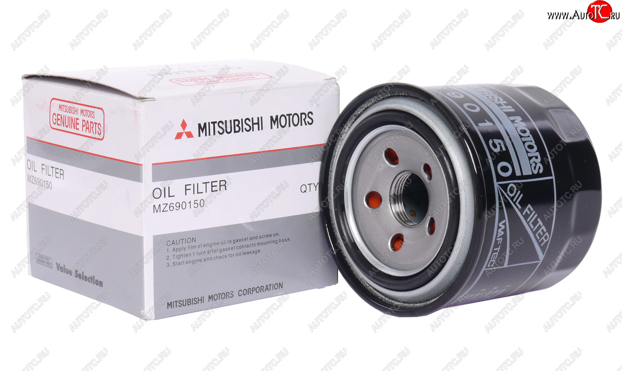 589 р. Фильтр масляный MITSUBISHI Galant (98-03),Pajero (06-) OE MITSUBISHI mz690150  с доставкой в г. Майкоп