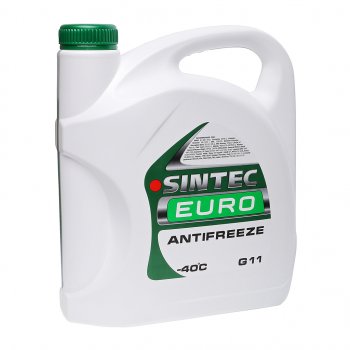 1 279 р. Антифриз зеленый -40C 5кг G11 Euro SINTEC SINTEC 990554  с доставкой в г. Майкоп. Увеличить фотографию 1