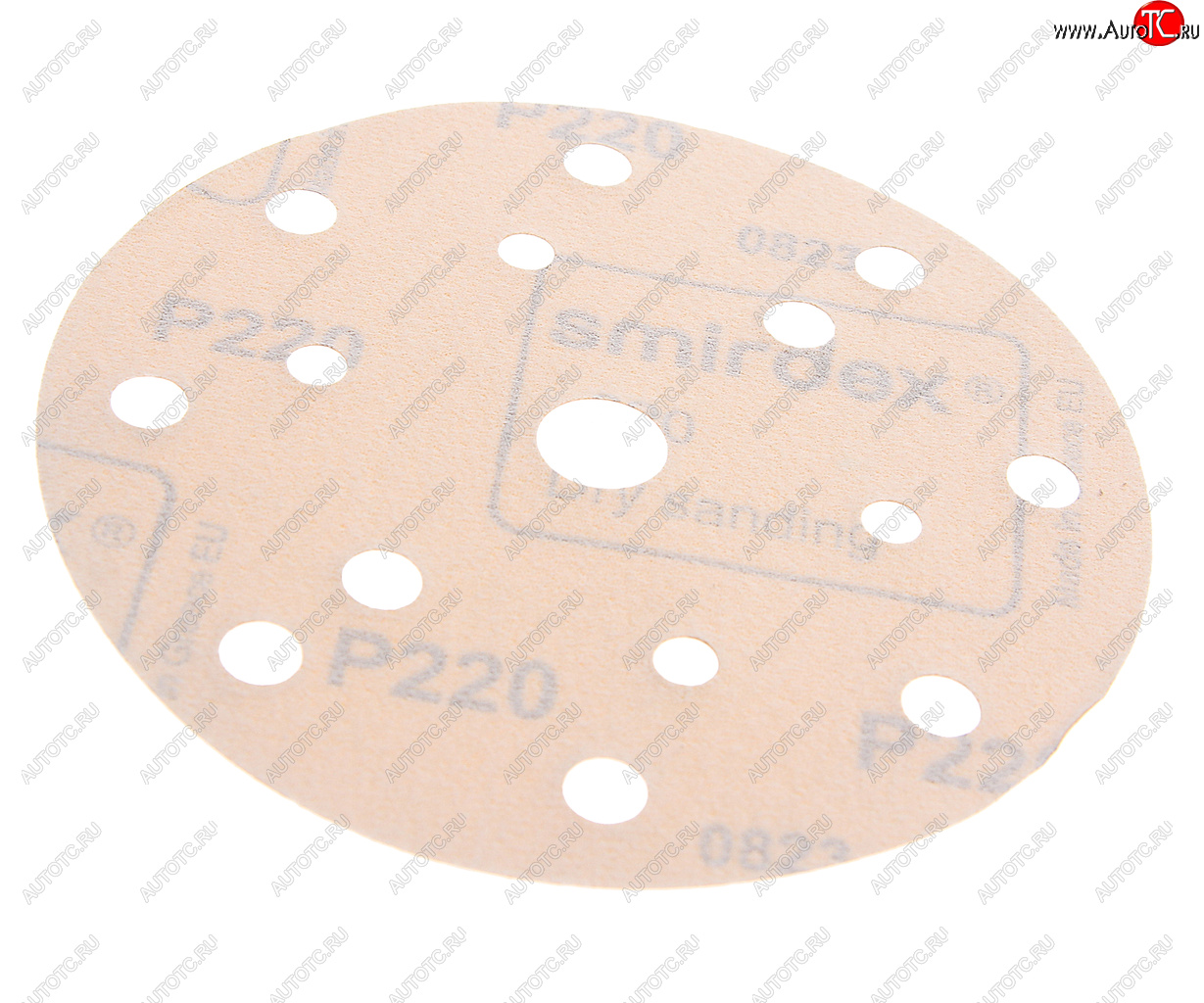 36 р. Круг абразивный на липучке P220 d=150 15 отв. SMIRDEX SMIRDEX 820415220  с доставкой в г. Майкоп