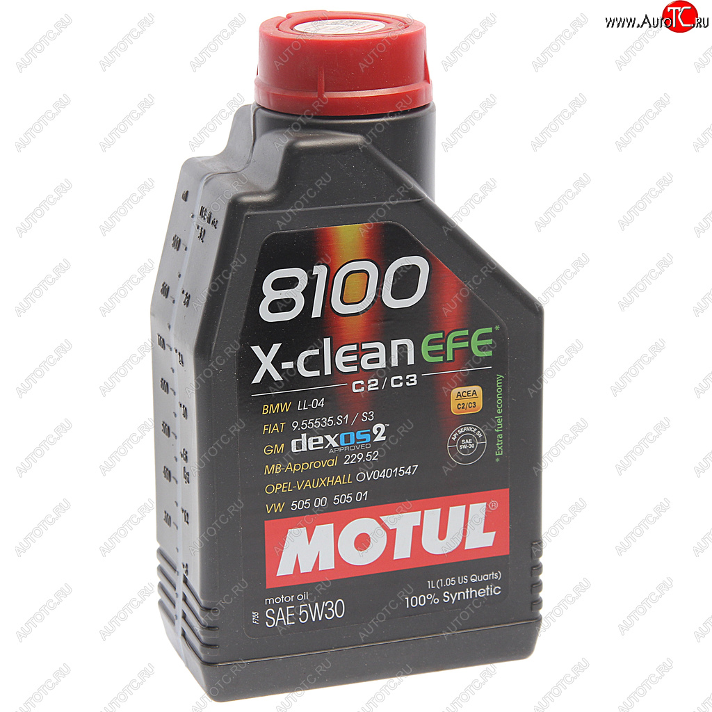 1 599 р. Масло моторное 8100 X-CLEAN EFE 5W30 синт.1л MOTUL MOTUL 111687  с доставкой в г. Майкоп