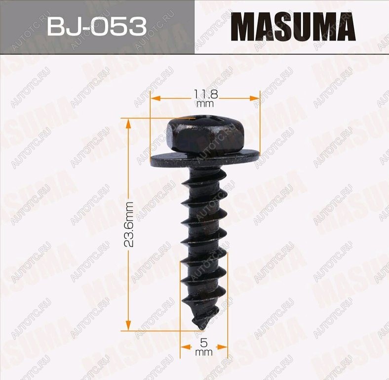 174 р. Саморез 5х20мм набор 10шт. MASUMA MASUMA bj-053  с доставкой в г. Майкоп