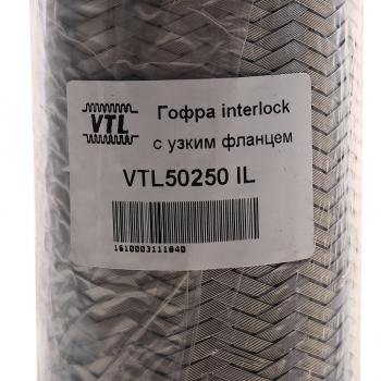 1 079 р. Гофра глушителя 50x250 трехслойная interlock нержавеющая сталь МЗГС МЗГС vtl50250 il  с доставкой в г. Майкоп. Увеличить фотографию 3