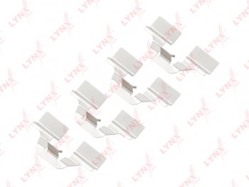 219 р. Комплект AUDI A4 монтажный колодок тормозных задних LYNX LYNX bc8215 LYNX bc8215  с доставкой в г. Майкоп. Увеличить фотографию 1