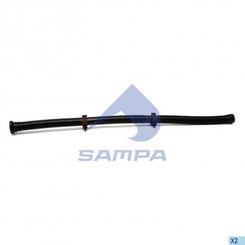 1 649 р. Трубка КАМАЗ-5490 MERCEDES компрессора воздушного SAMPA SAMPA 208.246  с доставкой в г. Майкоп. Увеличить фотографию 1