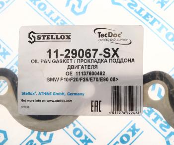 1 889 р. Прокладка BMW 1 (E82,E88,F20) поддона масляного STELLOX STELLOX 11-29067-sx  с доставкой в г. Майкоп. Увеличить фотографию 4