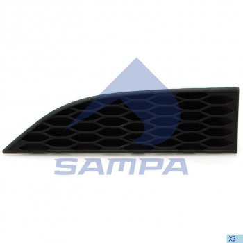 208 р. Накладка бампера MERCEDES Actros MP3 в спойлер правая (узкая) SAMPA SAMPA 18100563  с доставкой в г. Майкоп. Увеличить фотографию 1