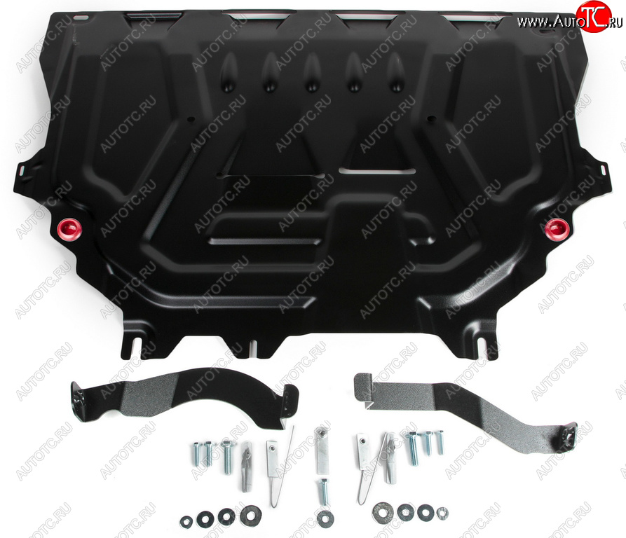 8 349 р. Защита картера и КПП FORD Kuga (16-) (Ecoboost) (с крепежом) АВТОБРОНЯ АВТОБРОНЯ 111.01873.1  с доставкой в г. Майкоп