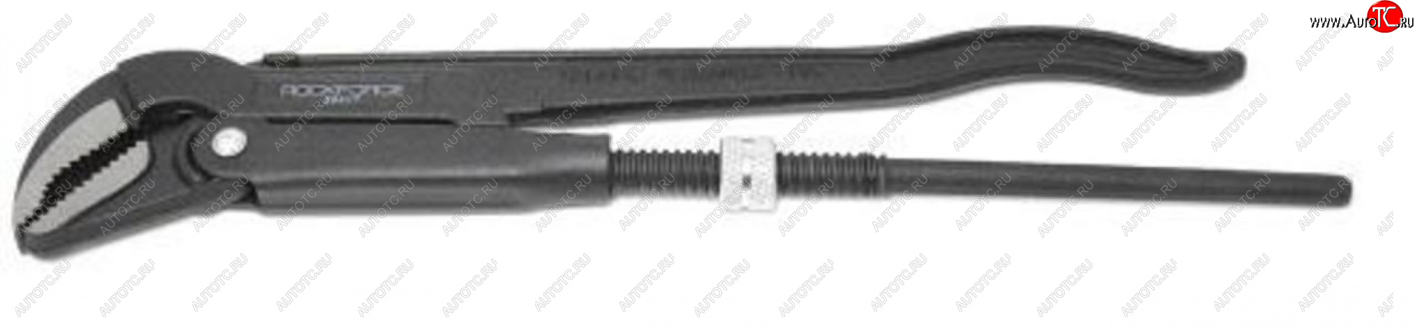 3 199 р. Ключ газовый 100мм 2 45град. ROCKFORCE ROCKFORCE rf-684l22  с доставкой в г. Майкоп