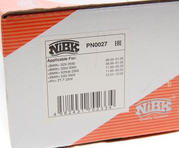 3 799 р. Колодки тормозные передние (4шт.) NIBK BMW 5 серия E39 седан дорестайлинг (1995-2000)  с доставкой в г. Майкоп. Увеличить фотографию 3