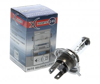 202 р. Лампа 24V H4 7570W P43t 3200К Standard XENITE XENITE 1007064  с доставкой в г. Майкоп. Увеличить фотографию 2