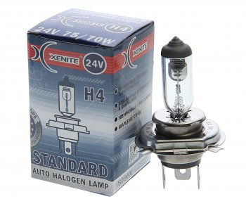 202 р. Лампа 24V H4 7570W P43t 3200К Standard XENITE XENITE 1007064  с доставкой в г. Майкоп. Увеличить фотографию 1