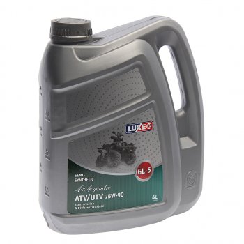 2 399 р. Масло трансмиссионное 4x4 QUADRO ATVUTV GL-5 75W90 псинт.4л LUXE LUXE 30407  с доставкой в г. Майкоп. Увеличить фотографию 1
