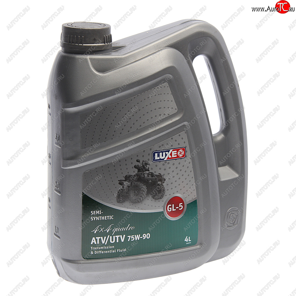 2 399 р. Масло трансмиссионное 4x4 QUADRO ATVUTV GL-5 75W90 псинт.4л LUXE LUXE 30407  с доставкой в г. Майкоп