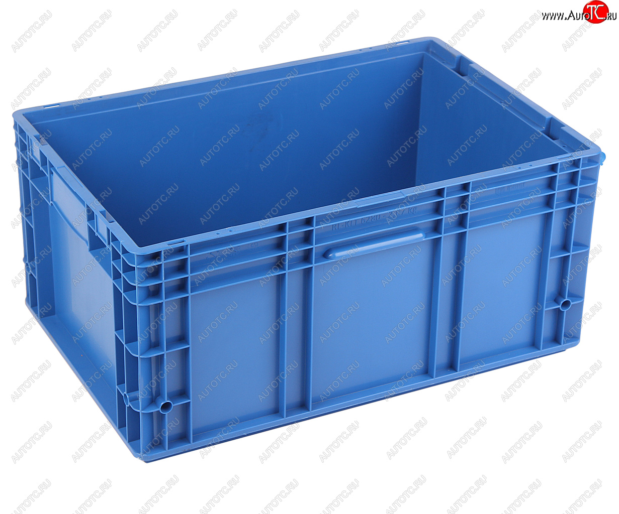 1 749 р. Ящик полимерный многооборотный 594х396х280мм синий IPLAST IPLAST ip-530859  с доставкой в г. Майкоп