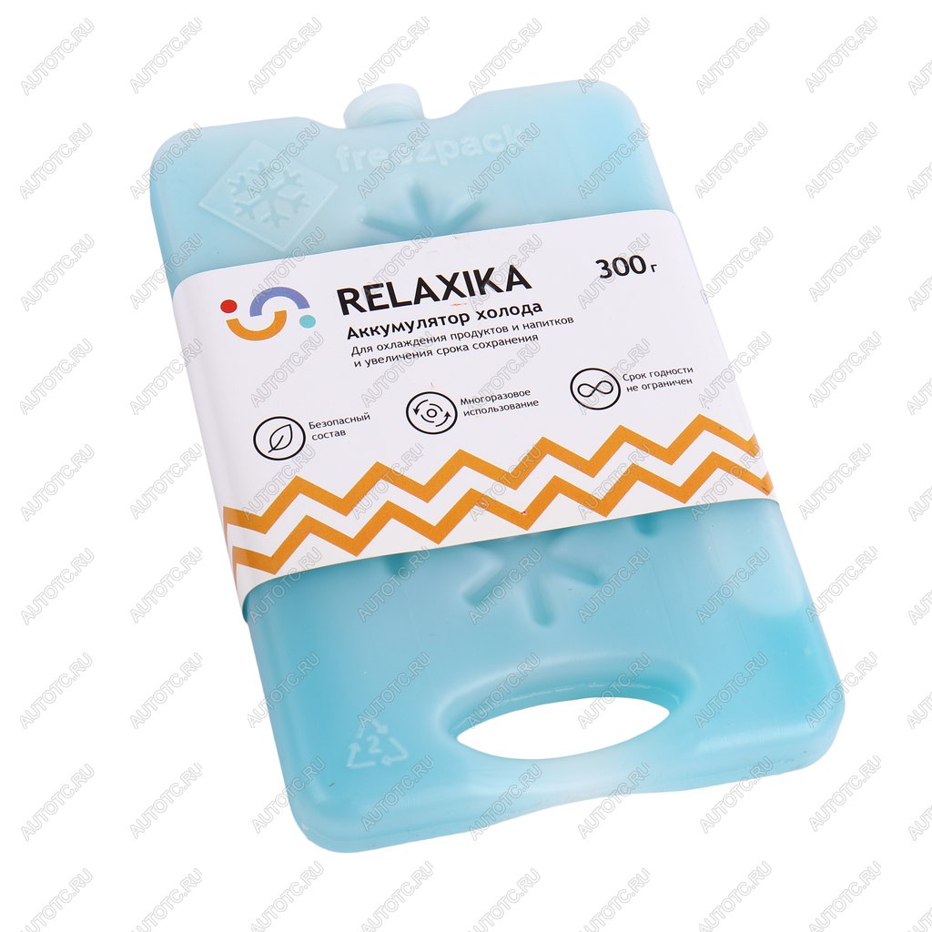429 р. Аккумулятор холода 300г водно-солевой (жесткий) RELAXIKA RELAXIKA rel20300  с доставкой в г. Майкоп