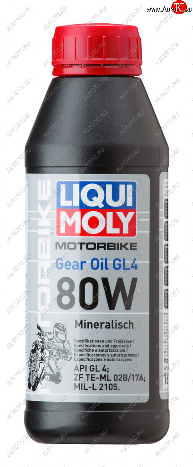 819 р. Масло трансмиссионное RACING GEAR OIL мото GL-4 80W мин.0.5л LIQUI MOLY LIQUI MOLY 1617  с доставкой в г. Майкоп