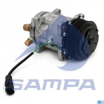16 449 р. Компрессор MAN TGA TGS TGX кондиционера SAMPA SAMPA 024.142  с доставкой в г. Майкоп. Увеличить фотографию 1
