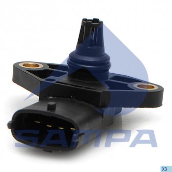 1 059 р. Датчик давления MAN TGA,TGL,TGX наддува SAMPA SAMPA 093.304  с доставкой в г. Майкоп. Увеличить фотографию 1