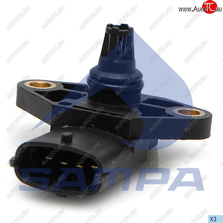 1 059 р. Датчик давления MAN TGA,TGL,TGX наддува SAMPA SAMPA 093.304  с доставкой в г. Майкоп
